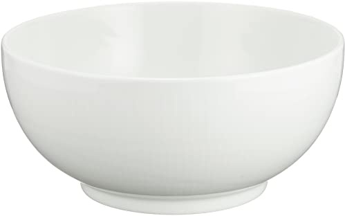 Royal Copenhagen White Fluted Schüssel 180cl Porzellan Weiß, Maße: 21cm x 9,5cm, 1017396