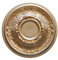 MARBET DESIGN Stuckrosette R-17 Ø 28cm EPS Styropor - Deckenrosette, Zierelement, Stuck (supergold) Wanddekoobjekt Innendekoration Dekor rund