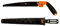 Bahco 4128-JT-H 7 TPI Pruning Saw with Safety Holster, Black/Orange, 280 mm