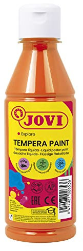 Tempera liquida jovi escolar 250 ml naranja