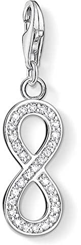Thomas Sabo Damen Charm-Anhänger Unendlichkeitszeichen Charm Club 925 Sterling Silber 1132-051-14
