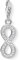 Thomas Sabo Damen Charm-Anhänger Unendlichkeitszeichen Charm Club 925 Sterling Silber 1132-051-14