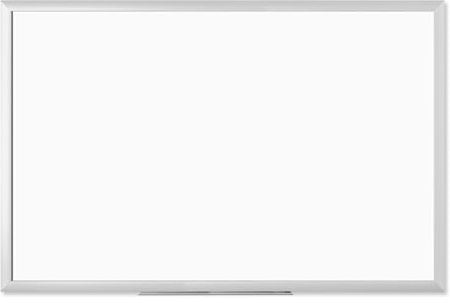 U Brands Magnetic Whiteboard, 36 x 24, Wall Mounted Dry Erase Board with Silver Aluminum Frame, White Board for Home, Office, Classroom