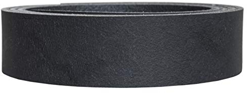 Wasserbüffel Lederriemen 'Georgia', mittelfestes Büffelleder, naturbelassen, Farbe:schwarz, Breite:2cm breit