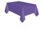 Solid Neon Purple Rectangular Plastic Table Cover (137cm x 274cm) 1 Count - Elegant & Durable Tablecloth for Parties, Events, and Home Use