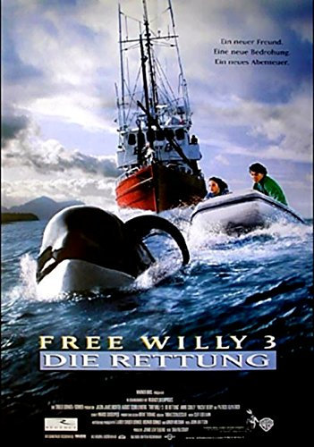 Free Willy 3 - Die Rettung (1997) | original Filmplakat, Poster [Din A1, 59 x 84 cm]