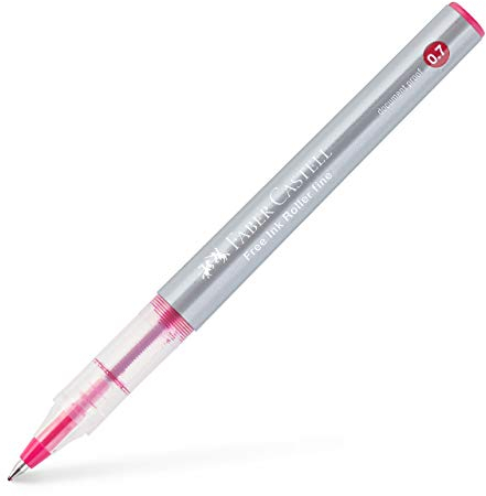 Faber-Castell 348126 - Free Ink Roller 0,7 weinrot 12 Stück
