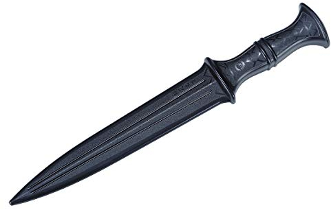 Playwell Martial Arts Deluxe Tpr Seguridad Goma Egipcio Cuchillo de Entrenamiento