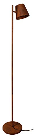 Licht-Erlebnisse Verstellbare Stehlampe FIRMIS 160 cm in Rost Braun stylisch E27 Metall Stehleuchte Wohnzimmer
