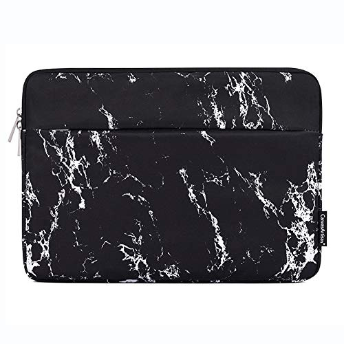 13 Zoll Laptop Schultertasche Hülle, Wasserdicht Laptop Tasche Aktentasche Schultertasche Notebooktasche Business, Multifunktion Laptop Aktentasche,Schwarz2