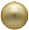 XXL Weihnachtskugeln groß für den Außenbereich, frostsicher und wetterfest 20 oder 30 cm (Ø 25 cm, Gold matt)