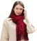 MASADA Damen Winterschal warmer und weicher Schal - Dunkelrot