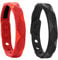 RedUp Far Infrared Negative Ions Wristband, partnerarmbänder Negative Ion Anti-Static Sports Bracelet, Lymph Drainage Magnetic Bracelet,Adjustable Silicone Sport armbänder (Rot+Schwarz)