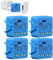 Anvek zigbee Interrupteur intelligent, mini module 1 gang, contrôle à distance et vocal, compatible avec Alexa, Google, RF433 mhz, nécessite une passerelle ZIGBEE 4ps