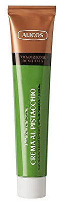 Crema di pistacchio spalmabile | Senza glutine, Senza lattosio, Vegana | Alicos, Sicilia | Tubetto da 100g