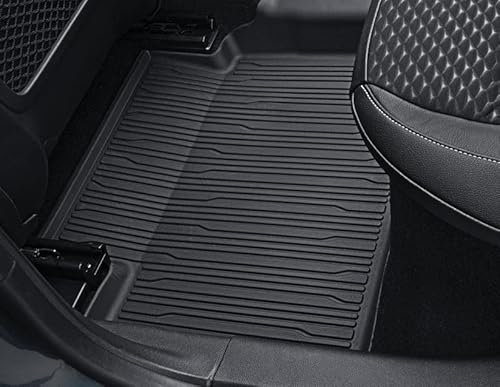 Ford Original Focus 2018- Aktuell Allwetterfußmatten in wannenform mit hochstehenden Kanten für vorne und hinten Schwarz