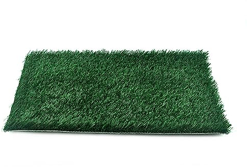 GIBZ Kunstrasen Hundeklo Teppich Waschbar Welpen Trainings Töpfchen Gras Hundetoilette für Indoor und Outdoor, 80×100cm