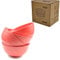 Unbreakable Cereal Bowls, Large Plastic Bowls Set of 4, EU Tested. Lightweight, Dishwasher and Microwave Safe, Ideal for Cereal, Salad, Noddle and Parties (Red, Single)