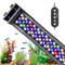 hygger Clip On Aquarium Light, Full Spectrum LED Aquarium Light, 18W 24/7 Lighting Fish Tank Light with 10 Colors, Adjustable Timer,3 Modes for 45-60cm Planted Tank