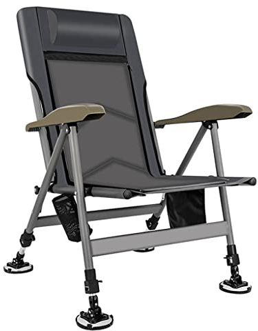 SEYFI Campingstühle, Angelstuhl Strandstuhl Im Freien Faltbare Angelstuhl Liege Vierbein Verstellbarer Tragbarer Angelstuhl Komfortable Design/a/Wie Gezeigt