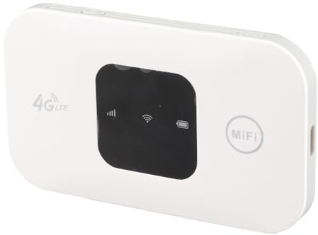 Lazmin112 Router Hotspot Mobile, Hotspot WiFi Portatile 4G LTE per Viaggi, Supporto WiFi Tascabile B1/B3/B5/B7/B8/B20/B40, Fino a 10 Utenti, per Viaggi in Ufficio a Casa