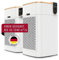 PREMIUM Luftreiniger für Allergiker mit original EN 1822 H14 HEPA Luftfilter, 1 Luftreiniger für 200 m³ Raucherzimmer & Wohnung, gegen 99,995% Tierhaare & Gerüche, Schimmel,Pollen, Staub & Viren