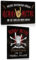 2er Set Retro Blechschild Heavy Metal 30x20cm - Rock Musik Metallschild mit Lustige Spruch - Meine Nachbarn hören Heavy Metal - Volksmusik - Schild Wanddeko Geschenk für Metal Fans Proberaum