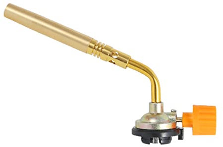 ASIORI Schweißset* Lötbrenner, tragbare Flammenpistole, Flammenwerfer, Gasbrenner, Outdoor, Camping, Grill, Löten, Heißluftpistole, Schweißgeräte, Butanbrenner, Schweißbrenner (Größe: Golden)