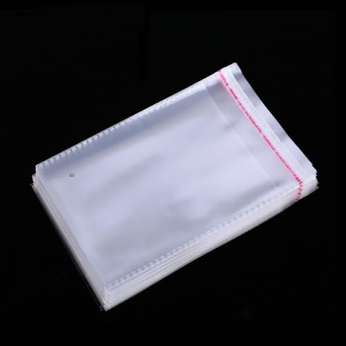 50 Stück Zellophanbeutel A3,Cellophantüten A3,Groß 32x44+4cm Flachbeutel Transparent A3 Selbstklebende für Kekse,Karten,Umschläge,Bilder,Kleider,Spielzeug