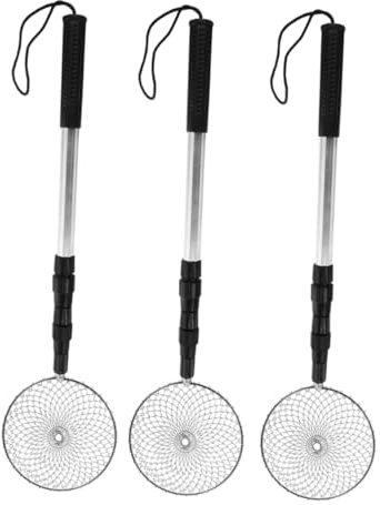 PHENOFICE 3sets Sifter Per Set Telescopici Inossidabile Per Gusci e Facile Trasportare e Utilizzare