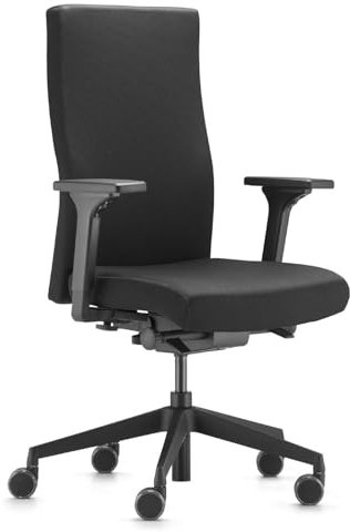 TREND OFFICE to-Strike Comfort Pro SK9248 | ergonomischer Bürostuhl mit höhenverstellbarer Rückenlehne | 4F-Armlehnen | Stiftung Warentest Testsieger