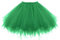 Tüllrock Grün Damen Karneval Klassisch Elastisch Kostüm Tüllrock 50er Tütü Rock Kurz Ballett Unterrock Crinoline Petticoat Tutu