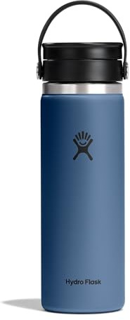 Hydro Flask – Wide Flex Sip Lid Coffee 591 ml (20 oz) | Auslaufsicher, isoliert, passend für Getränkehalter – Kalt 24 Std., heiß 12 Std. – Harbor Blue