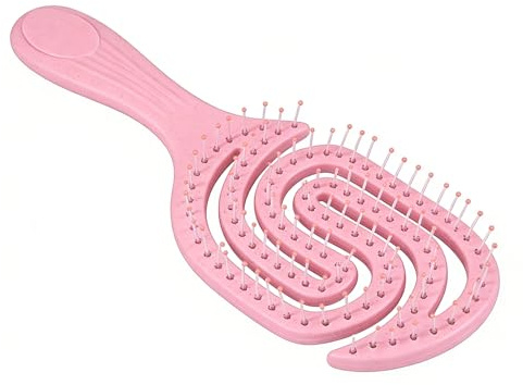 Glättende Haarbürste – Massage-Styling-Gerät mit hohlen Belüftungsborsten, Soft-Touch-Kopfhaut-Komfortwerkzeug, leichte Fellpflegebürste, ergonomischer Griff mit ausgewogener Luftzirkulation