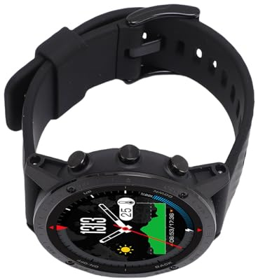 RiToEasysports Reloj Inteligente con Barómetro con Sensor de Profundidad, Reloj de Buceo Resistente Al Agua hasta 50 M para Hombres Que Nadan y Practican Snorkel (Gray)