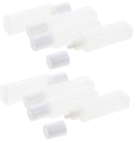 YARNOW Lightweight Portable Contact-lens Care Solution Bottles 25Pcs PP Plastic Mini Liquid Containers for Travel and Eye Drops