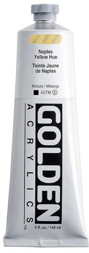 5 Oz Heavy Body Historical Hue Acrylic Paints Color: Naples Yellow Hue