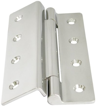 Yacht Steel Scharnier mit Winkel, Edelstahl A4 AISI 316, 152mm, 38mm