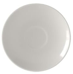 Villeroy & Boch Twist White Mokka-/Espresso-Untertasse, 12 cm, Premium Porzellan, Weiß, 10-1380-1430