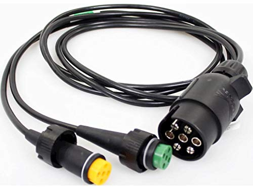 Thule Mixte Cable Luces Thule Minipoint 7p 1400mm menu pieces detachees, Noir, Taille unique EU