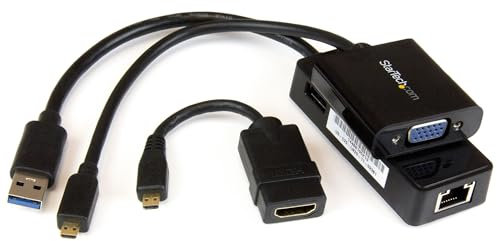 StarTech.com Accessory kit for Lenovo Yoga 3 Pro - Micro HDMI to VGA - Micro HDMI to HDMI - USB 3.0 Gb LAN - 3-in-1 connectivity bundle (LENYMCHDVUGK)