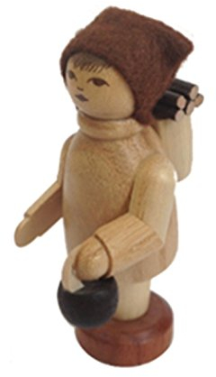 Rudolphs Schatzkiste Miniaturfigur Holzfigur Buschweibel Höhe=6,5cm NEU Seiffen Erzgebirge Dekoration Holzfiguren Weihnachten Fensterschmuck Spielzeug Deko Weihnachtsfigur