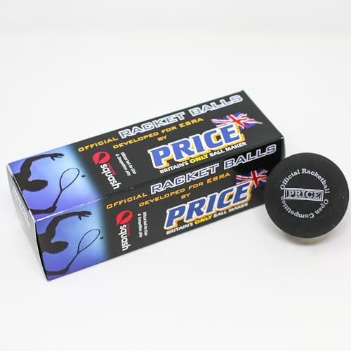 Price's Expert Double Dot Racket balls(1 box of 3 balls)