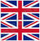 Vinyl-Aufkleber mit britischer Union Jack-Flagge, Großbritannien, 140 mm, 2 Stück