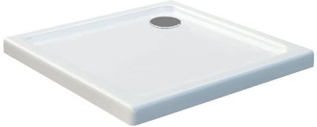 Alpha BAD Duschtasse 90 x 90 cm, Weiß, Acryl, Modern, Glänzend, 50 mm flach