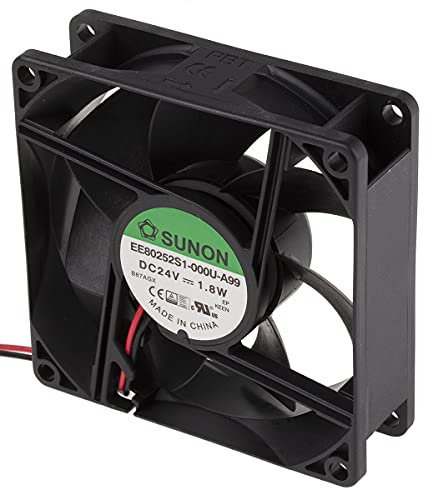 Sunon ventilateur 80 x 80 x 25 mm-a99 eE80252S1 dC 24 v 33dBA 3200 tours/min coussinets 2 fils