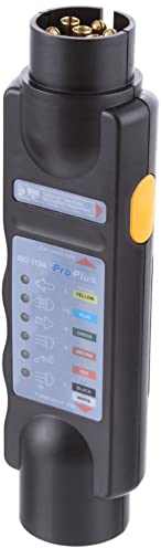 Anhängerbeleuchtung Testen Gerät 7-polig 12V Anhängersteckdose Camper Camping Prüf-/Testgerät Anhänger Stecker Steckdose KFZ PKW Fahrzeug