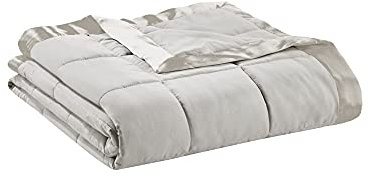 Madison Park Windom Microfiber Down Alternative Blanket, Full/Queen, Grey