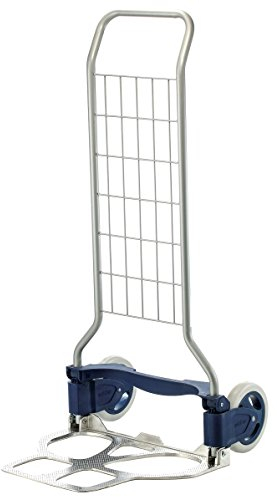 RuXXac Paketroller 2234-91V3, faltbare Sackkarre, 125 kg Kapazität, Paketkarre, für Versanddienstleister entwickelt, stabile Gitterstruktur, ergonomischer Griff, Stahlgerüst, Aluminiumschaufel