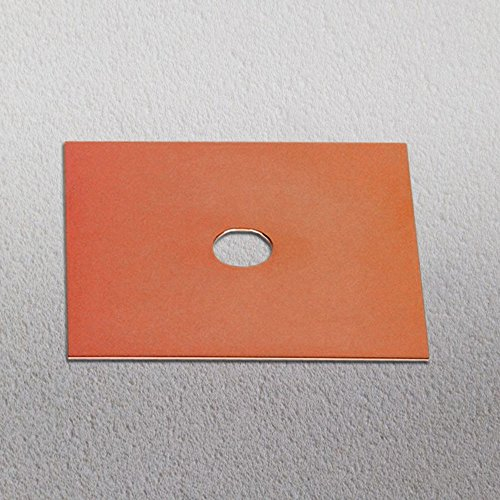 s.LUCE Dekoplatte passend zu Beam 12 x 12cm Zubehör Innen, Farbe:Kupfer